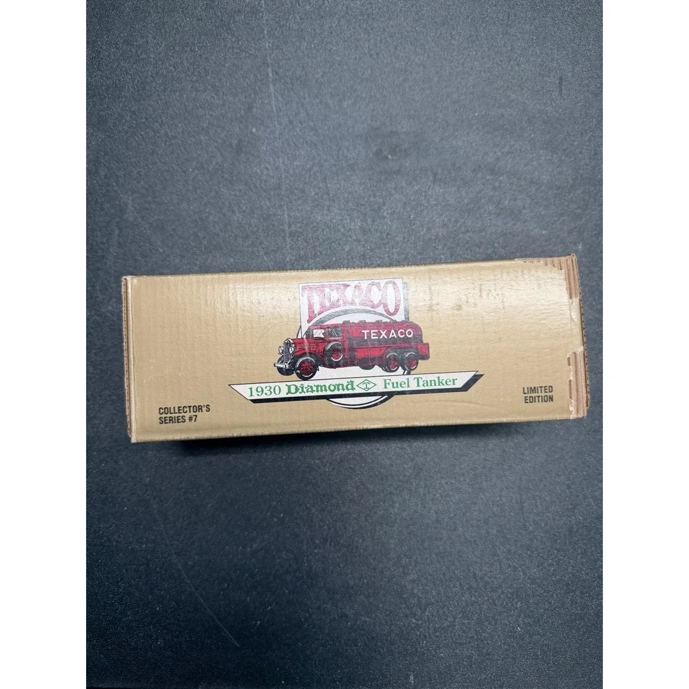 Texaco 1930 Diamond Fuel Tanker Truck Bank Ertl Series 7 Diecast w‎ Box (m14)